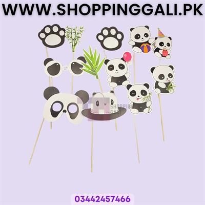 Panda Theme Props - Multicolor - Unisex - Pack Of 12