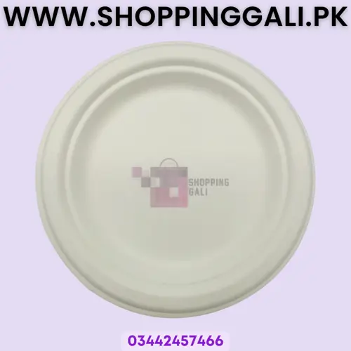 Paper Plates - 7 Inch - Disposable - White - Unisex - Pack Of 10