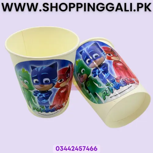 Pj Masks Paper Cups - 200 ml - Pj Masks Theme - Multicolor - Unisex - Pack Of 10
