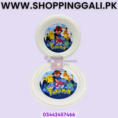 Pokemon Paper Plates - 7 inch - Paper Plates - Pokemon Theme - Multicolors - Unisex - Pack Of 10