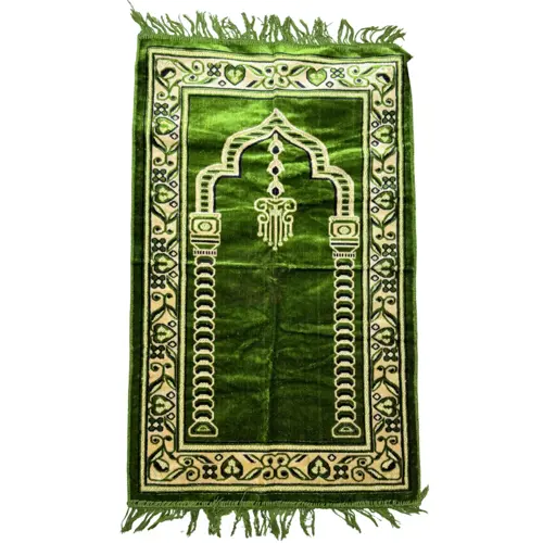 Prayer Mat - Religious Item - Green - Pack Of 1