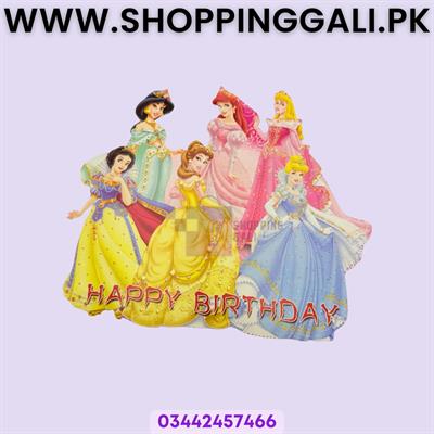 Princess Cutouts - 10.5 Inch By 8.5 Inch - Multicolor - Girls - Pack Of 4