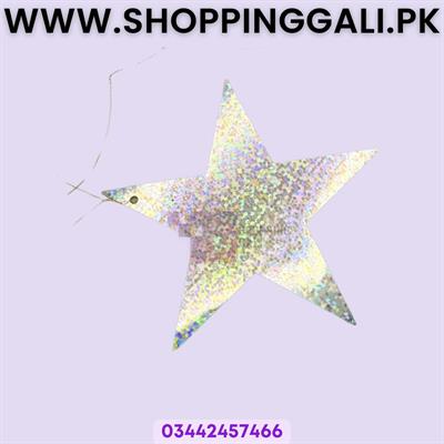 Silver Stars - 3.5 Inch Cutouts - Silver - Pack Of 12