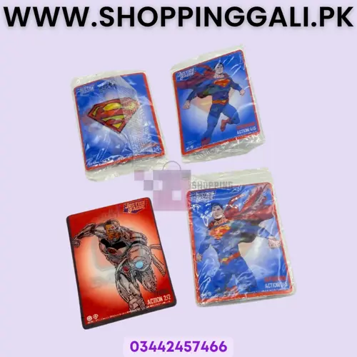 Superhero Stickers - Small Sticker Sheet - Multicolor - Pack Of 4 Sheet