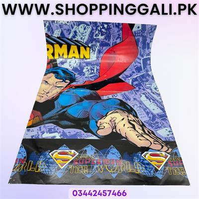 SUPERMAN BIRTHDAY PARTY BANNER ( 21 INCHES X 16 INCHES )