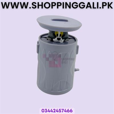 Tom Toy In Dustbin - 3 Inch Toy - Grey - Unisex - Pack Of 1