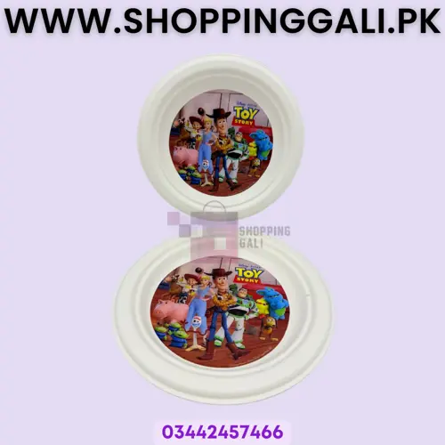 Toy Story Paper Plates - 7 inch - Paper Plates - Toy Story Theme - Multicolors - Unisex - Pack Of 10