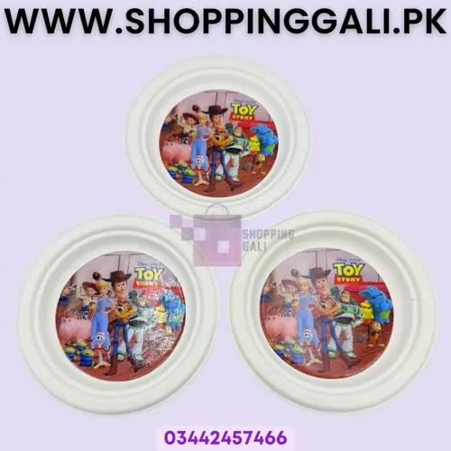 Toy Story Paper Plates - 7 inch - Paper Plates - Toy Story Theme - Multicolors - Unisex - Pack Of 10