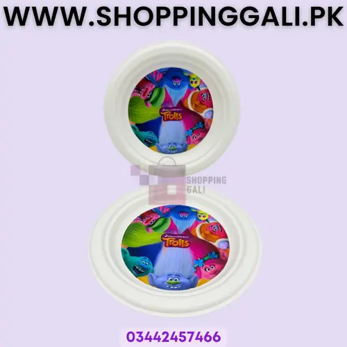 Trolls Paper Plates - 7 inch - Paper Plates - Trolls Theme - Multicolors - Unisex - Pack Of 10
