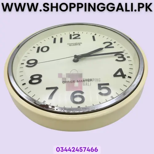 Wall Clock Preloved - Analog Clock Distressed - White - Pack Of 1