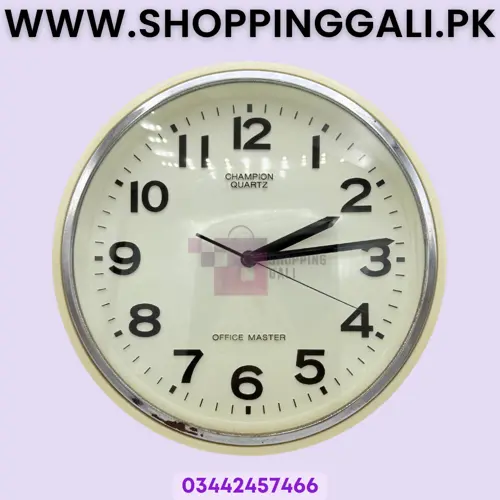 Wall Clock Preloved - Analog Clock Distressed - White - Pack Of 1
