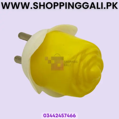 Yellow Flower LED Bulb - 1 Watt - Decorative Bulb - Yellow - Pack Of 1
