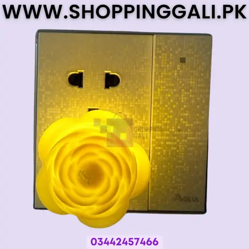 Yellow Flower LED Bulb - 1 Watt - Decorative Bulb - Yellow - Pack Of 1