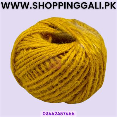 Yarn Ball - 10 Meters - Knitting Crochet Yarn Balls - Yellow Color