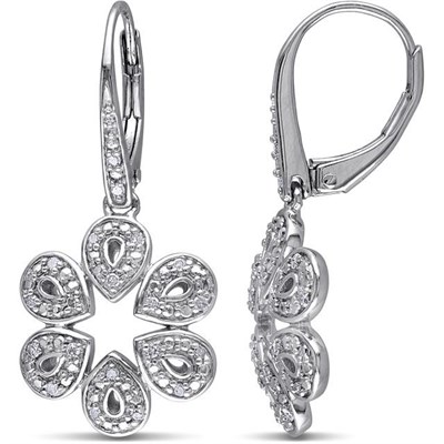 JULIE LEAH 1/5 CT TW DIAMOND EARRING 
