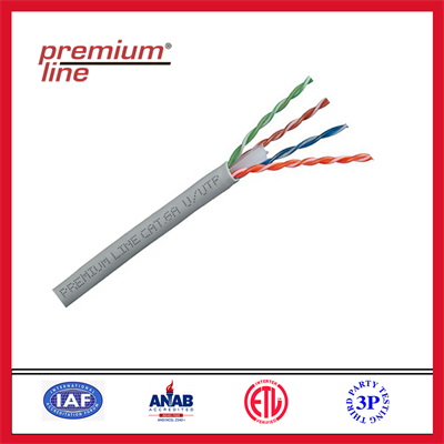 Premium Line Cable Cat. 6A U/UTP |Installation Cable  500m Reel, LSOH, Grey |