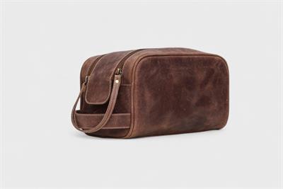 The Nomad – Dark Brown Leather Duffle Bag for Men