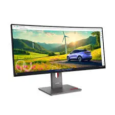Lenovo ThinkVision P34WD-40 34" Curved UWQHD USB-C Docking Monitor