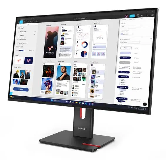 Lenovo ThinkVision T32UD-40 31.5" UHD USB-C Docking Monitor