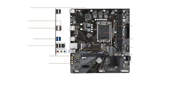GIGABYTE MB Intel H610M K DDR5 MotherBoard