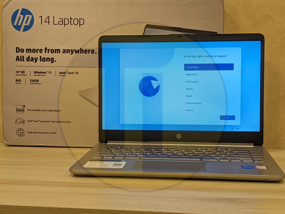 HP Laptop 14-dq2078wm Burst Core i5 11th Generation