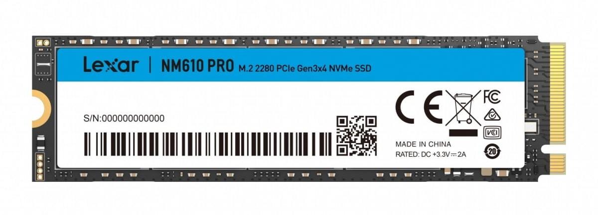 Lexar NM610 Pro 1TB NVMe M.2 SSD
