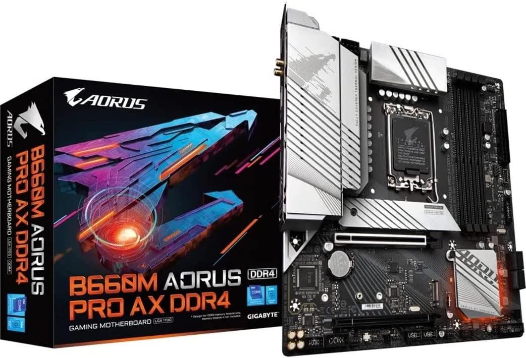 Gigabyte B660M AORUS PRO AX DDR4 Motherboard