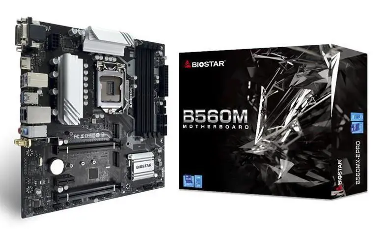BioStar B560MX-E PRO Micro-ATX Intel Motherboard