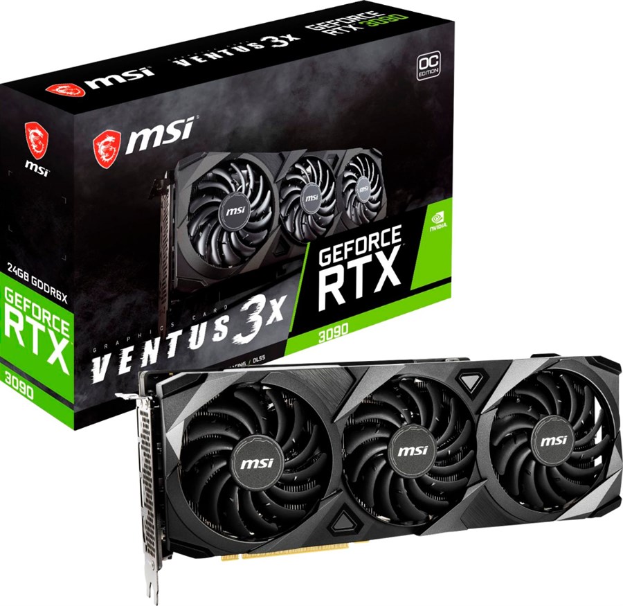 Rtx 3080 Nvidia 3090 Graphics Card MSI GeForce RTX 3090 VENTUS 3X