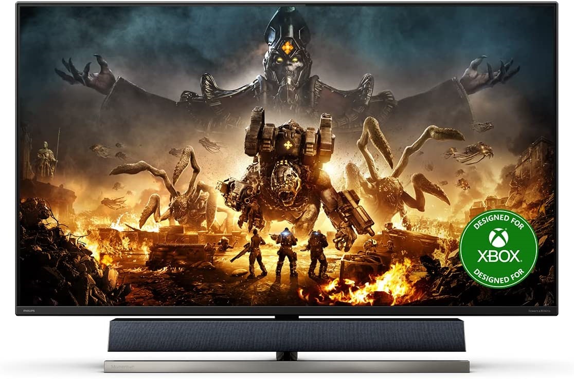 Philips 55" 4K HDR Console Gaming With AMBIGLOW LED TV (559M1RYV)