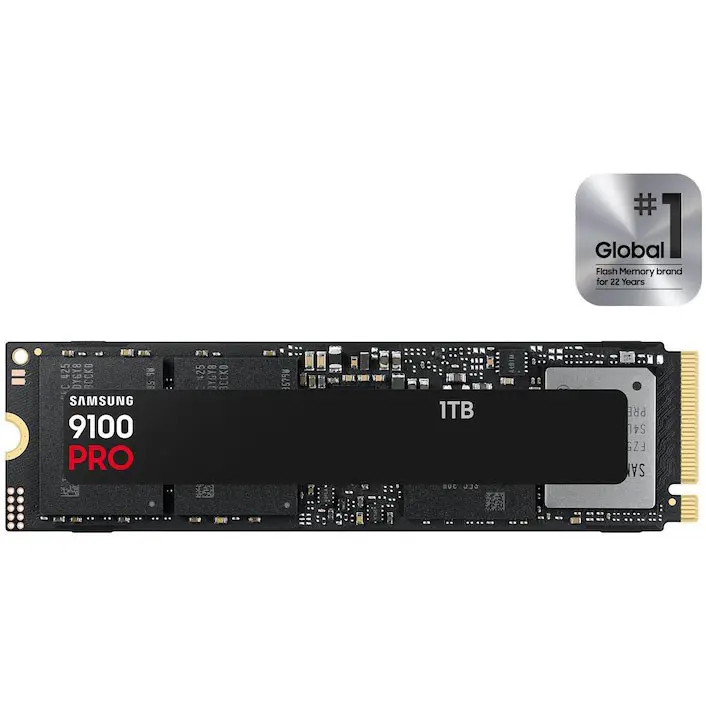 Samsung 9100 PRO 1TB PCIe 5.0 x4 NVMe M.2 SSD