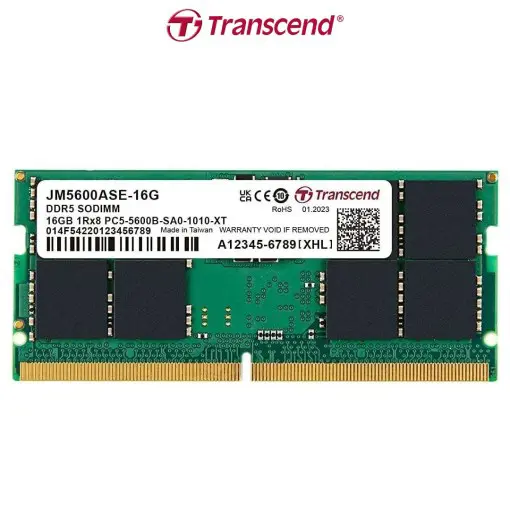 Transcend JetRAM 16 GB DDR5 5600 MHz SO‑DIMM Laptop Memory Price