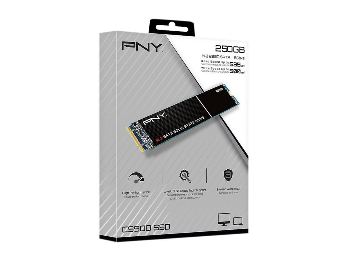 Cs900 Ssd Ssd 250gb Pny PNY CS900 250 GB Serial ATA III 3D TLC