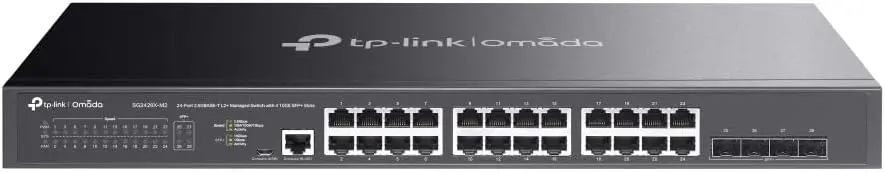 TP-Link Omada SG3428X-M2 24 Port Multi-Gigabit L2+ Managed Switch