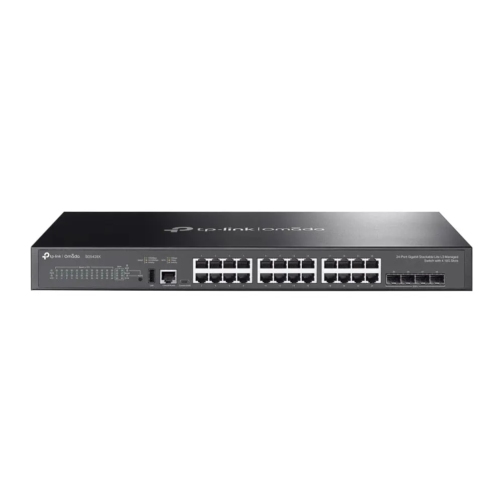 TP-Link TL-SG5428X Omada 24-Port Gigabit Stackable Lite L3 Managed Switch