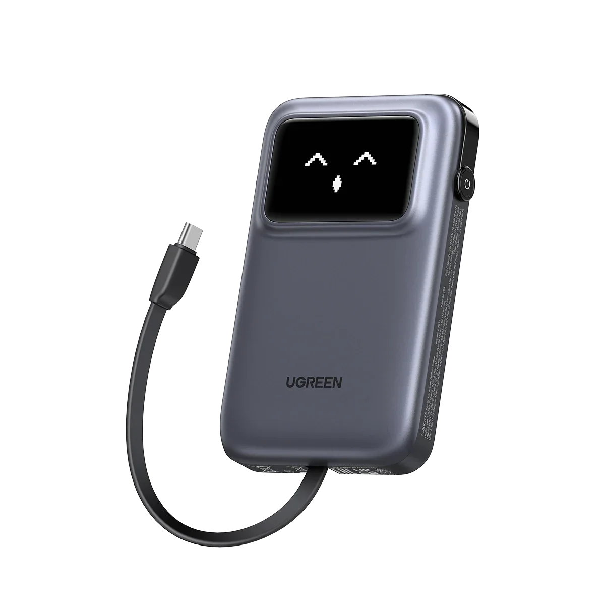 UGREEN 10000mAh 30W Built-in Cable Power Bank, 35604B 