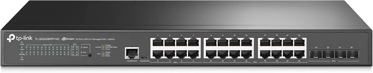 TP-Link Omada SG3428XPP-M2 24 Port 2.5 GB PoE Switch