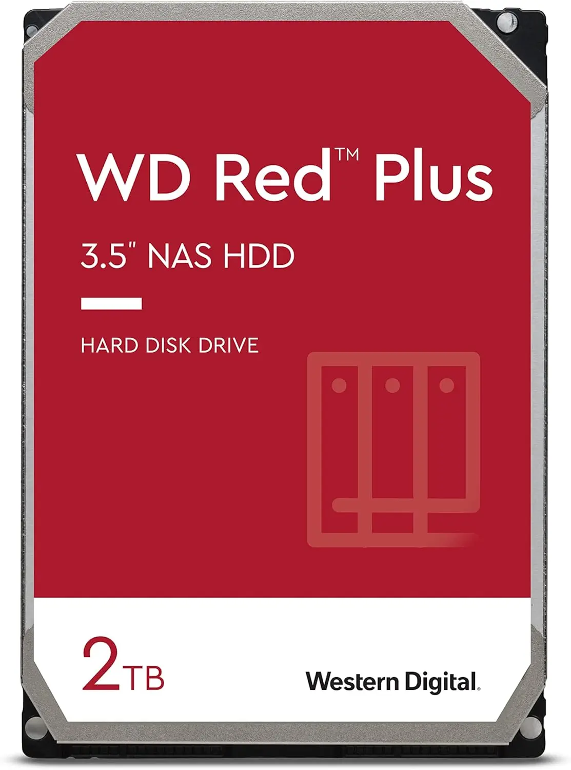 Western Digital Red Plus 2TB 3.5" SATA NAS Hard Drive