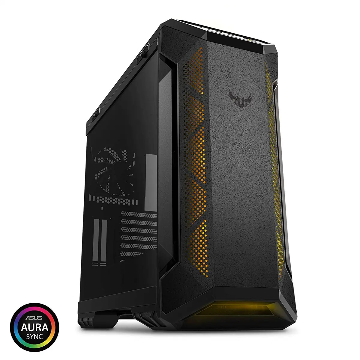 ASUS TUF GT501 Gaming Case – Black, EATX Mid-Tower, RGB Fans, Tempered Glass