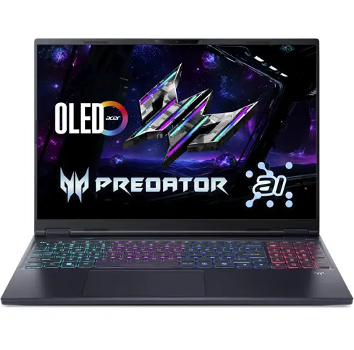 Acer Predator Helios Neo 16S AI PHN16S-71-99SA Gaming Laptop Intel Core Ultra 9-275HX, 32GB DDR5, 1TB SSD, NVIDIA RTX 5070Ti 12GB Graphics, 16" OLED WQXGA 240Hz, Windows 11 Home, 2 Year Acer Official Local Warranty