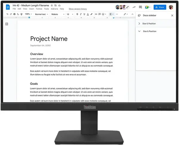 Lenovo ThinkVision S22-4e 21.5 Inch FHD LED Monitor