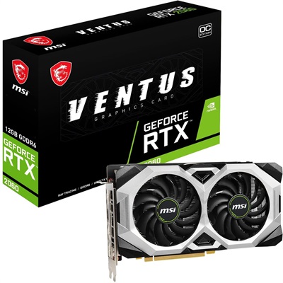 MSI GeForce RTX 2060 VENTUS 12GB OC Graphic Card