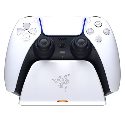 Razer Quick Charging Stand for PlayStation®5 – White – FRML Packaging