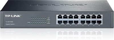 TP-Link TL-SG1016D 16-Port Gigabit Desktop/Rackmount Switch
