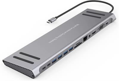 Onten 14 in 1 USB Type-C to 14 Port Docking Station