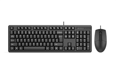 A4tech KK-3330S Wired Keyboard & Silent Click Mouse