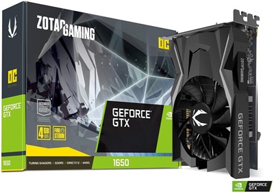 Zotac NVIDIA GTX1650 OC 4GB Graphic Card