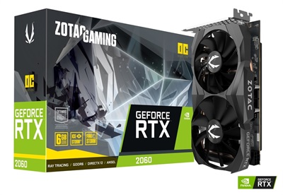 Zotac NVIDIA RTX 2060 OC 6GB GDDR6 Graphic Card