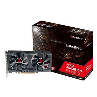 BioStar AMD Radeon RX6500XT 4GB Graphic Card
