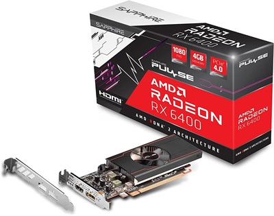 Sapphire AMD Radeon RX 6400 4GB Graphic Card